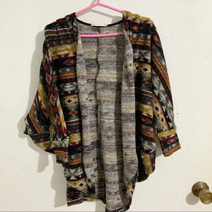 Lush Bohemian sweater cardigan Size S